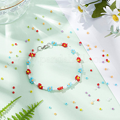 Glass Round Seed Beads Set&nbsp;SEED-WH0002-03