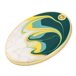 Alloy Enamel Pendants&nbsp;PALLOY-S034-02KCG-I