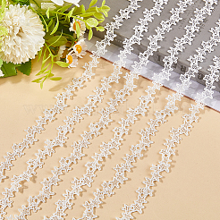 Star Polyester Lace Trim Ribbon&nbsp;OCOR-WH20003-13B