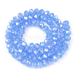 Electroplate Glass Beads Strands&nbsp;EGLA-A034-J10mm-B08