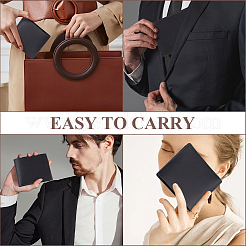 Rectangle Leather Credit Card Wallets for Men&nbsp;AJEW-WH20007-07A