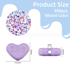 300Pcs Acrylic Beads&nbsp;OACR-DC0001-47