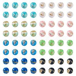 160Pcs 8 Colors Assembled Synthetic Stone and Trochus Shell Beads&nbsp;G-TA0002-31C