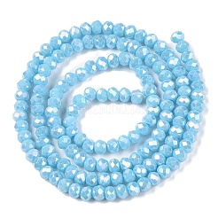 Electroplate Glass Beads Strands&nbsp;EGLA-A044-P2mm-B08