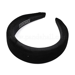 Flocking Cloth Sponge Thick Hairbands&nbsp;OHAR-O018-04B
