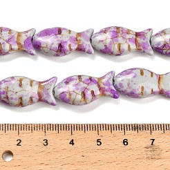 Synthetic Turquoise Beads Strands&nbsp;TURQ-F019-01G