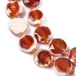 Natural Fire Crackle Agate Beads Strands&nbsp;G-NH0004-050