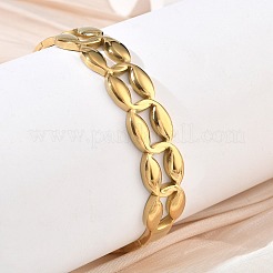 304 Stainless Steel Hinged Cuff Bangles&nbsp;SA-CBAB92B-06G
