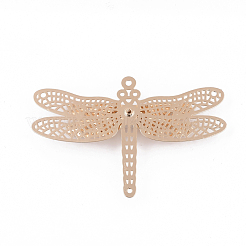 Brass Filigree Joiners Links&nbsp;KK-S353-003A-02LG