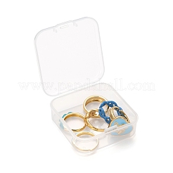 6Pcs 6 Style Golden Brass Cuff Rings&nbsp;RJEW-LS0001-03