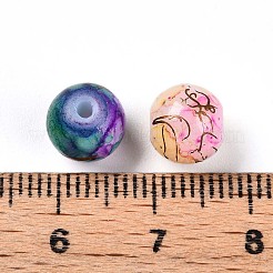Baking Paint Glass Beads&nbsp;DGLA-S115-8mm-MS