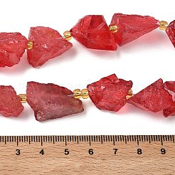 Raw Rough Natural Quartz Crystal Beads Strands&nbsp;G-Z131-J01-12