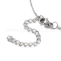 Bamboo with Flower Natural Agate Pendant Necklace&nbsp;NJEW-P260-02P