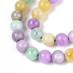 Dyed Natural Quartz Beads Strands&nbsp;G-T139-6mm-94