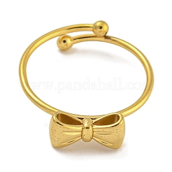 304 Stainless Steel Adjustable Ring for Women&nbsp;RJEW-U015-11G