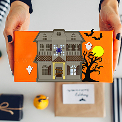 Halloween Theme Carbon Steel Cutting Dies Stencils&nbsp;DIY-WH0309-1186
