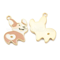 Brass Enamel Pendants&nbsp;KK-H755-02G