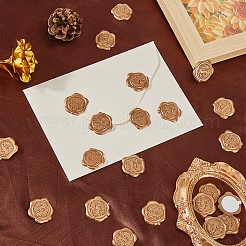 100Pcs 5 Styles Alphabet Adhesive Wax Seal Stickers&nbsp;DIY-CP0010-18