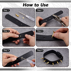 40 Bags Alloy Sharp Cone Rivets&nbsp;FIND-PH0026-12G