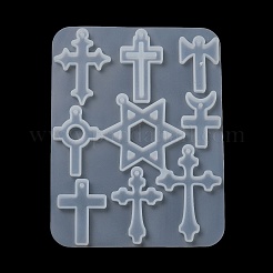 Star of David & Cross Pendant DIY Silicone Molds&nbsp;X1-SIMO-C012-05