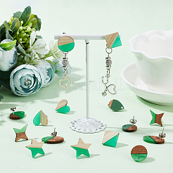 DIY Two Tone Stud Earring Making Finding Kits&nbsp;DIY-PH0006-52