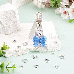12Pcs 3 Styles Brass Open Jump Rings&nbsp;KK-TA0008-82P