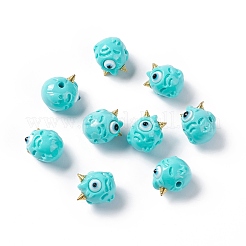 Halloween Opaque Resin Beads&nbsp;RESI-F033-01C