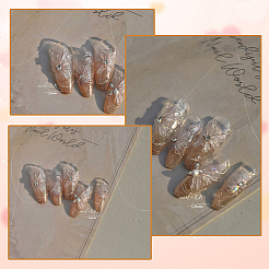 Butterfly Pattern PET Nail Art Stickers&nbsp;MRMJ-WH20017-011C