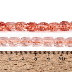 Transparent Crackle Glass Beads Strands&nbsp;GLAA-Q108-04A-10