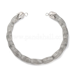 14mm Twist Iron Chain Necklaces&nbsp;NJEW-G163-02P