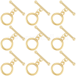 Brass Toggle Clasps&nbsp;KK-BBC0021-06