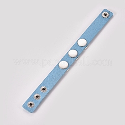 Imitation Leather Cord Bracelets&nbsp;BJEW-WH0009-05E