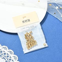 SHEGRACE Brass Round Beads&nbsp;XGRPCU997-292G