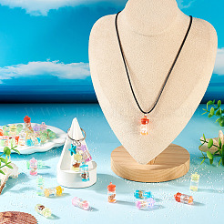 50Pcs Luminous Epoxy Resin Pendants&nbsp;RESI-TA0004-14
