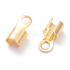 Brass Folding Crimp Ends&nbsp;X-KK-F824-112G