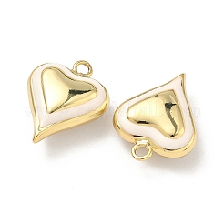 Brass Enamel Pendants&nbsp;KK-C252-08G-B05