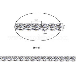 304 Stainless Steel Wheat Chains&nbsp;CHS-CJ0001-17