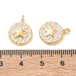 304 Stainless Steel Enamel Pendants&nbsp;STAS-Q119-11G-01