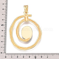 Rack Plating Alloy Pave Imitation Turquoise Resin Big Pendants&nbsp;FIND-N005-41G