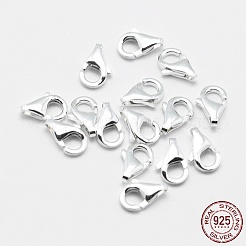 925 Sterling Silver Lobster Claw Clasps&nbsp;STER-G019-04-8mm