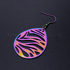 201 Stainless Steel Dangle Earrings&nbsp;LS-STAS-S105-JN425