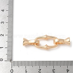 Brass Fold Over Clasps&nbsp;KK-U052-30G