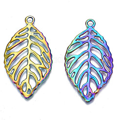 Rainbow Color Alloy Pendants&nbsp;PALLOY-N156-150-NR