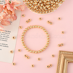 150Pcs Rack Plating Brass Spacer Beads&nbsp;KK-PA0001-03D-G