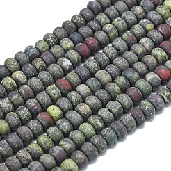 Natural Dragon Blood Beads Strands&nbsp;G-P575-A14-6x4mm