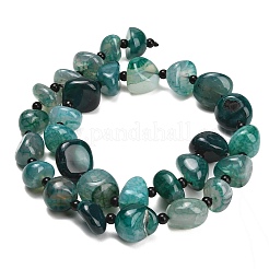 Natural Dragon Veins Agate Beads Strands&nbsp;GG-L001-I01-01C