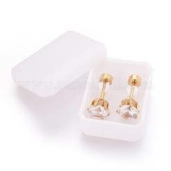 304 Stainless Steel Earlobe Plugs&nbsp;STAS-I113-23G