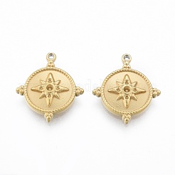 Ion Plating(IP) 304 Stainless Steel Pendant Rhinestone Settings&nbsp;STAS-N097-250LG