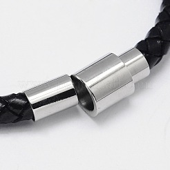 Braided Leather Cord Bracelets&nbsp;BJEW-I199-07