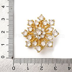 Brass Micro Pave Cubic Zirconia Pendant Bails&nbsp;KK-D378-21G
